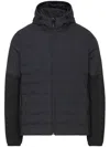 Aztech Mountain Ozone Quilted Fleece Midlayer Jacket In Black