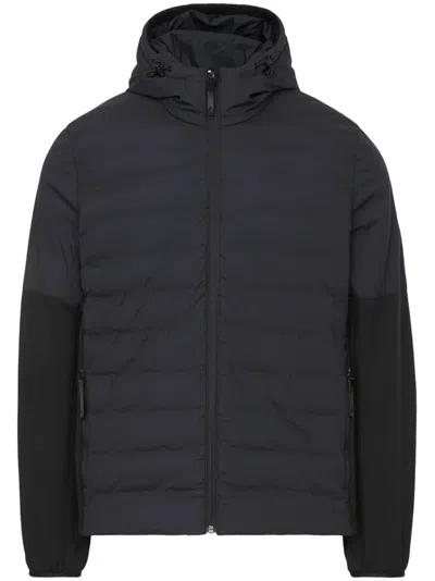 Aztech Mountain Ozone Quilted Fleece Midlayer Jacket In Black