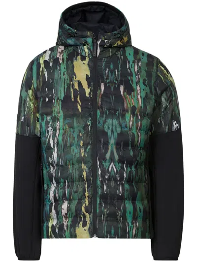 Aztech Mountain Ozone Quilted Fleece Midlayer Jacket In Green