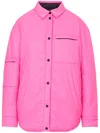 Aztech Mountain Pillow Puffer Shirt Jacket In Pink