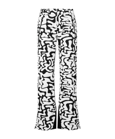 Aztech Mountain Printed Padded Ski Pants In White