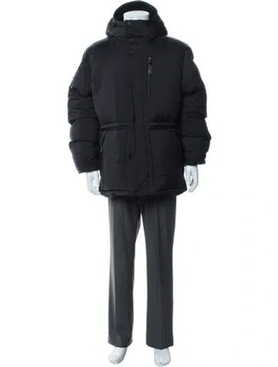 Pre-owned Aztech Mountain Puffer Coat In Black