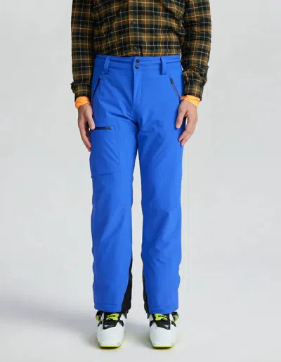 Aztech Mountain Pyramid 3 Pockets Pant In Blue In Brown
