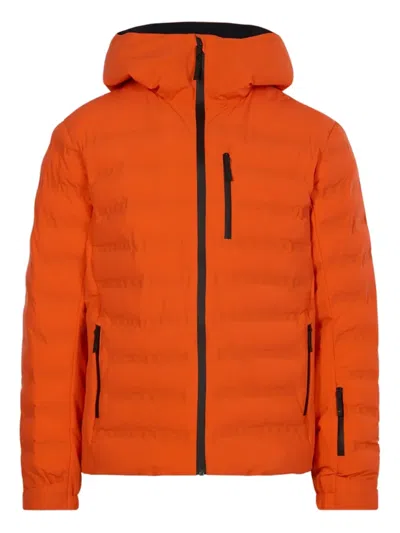 Aztech Mountain Pyramid Hooded Jacket In Orange