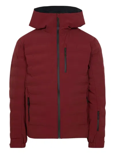 Aztech Mountain Pyramid Hooded Jacket In Red
