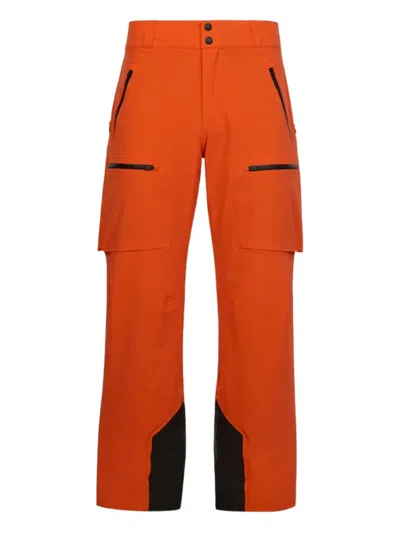 Aztech Mountain Pyramid Zip-pocket Trousers In Orange