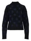 Aztech Mountain Snowflake Sweater In Black