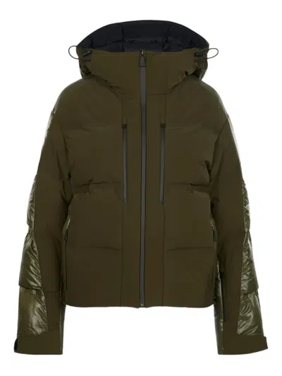 Aztech Mountain Super Nuke Hooded Panelled Jacket In Gray