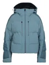 Aztech Mountain Super Nuke Two-tone Padded Shell Down Ski Jacket In Blue