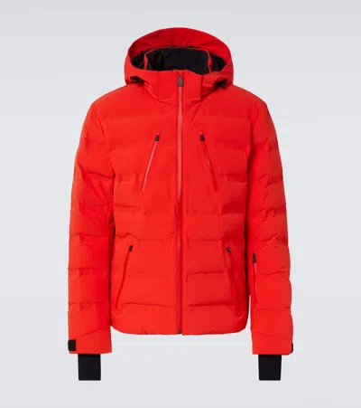 Aztech Mountain Technical Ski Jacket In Red