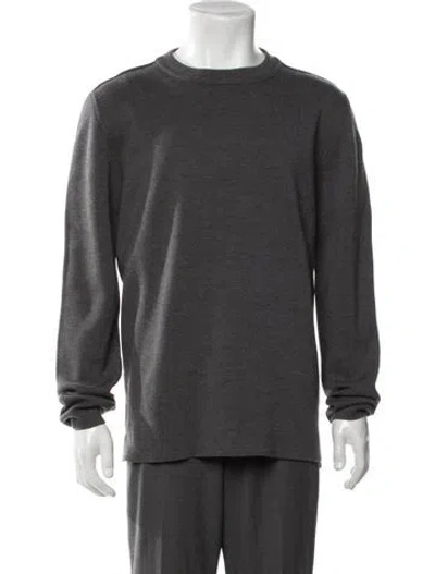 Pre-owned Aztech Mountain Wool Crew Neck Pullover In Grey