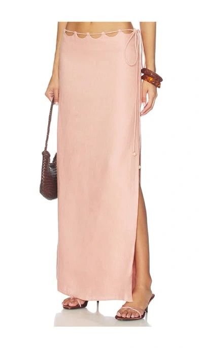 Azulu Cairo Skirt In Rosewood