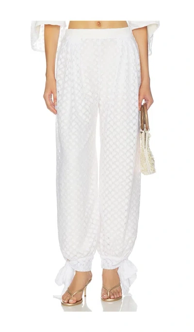 Azulu Elif Pant In White