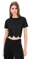 Azulu Iris Top Black In Black