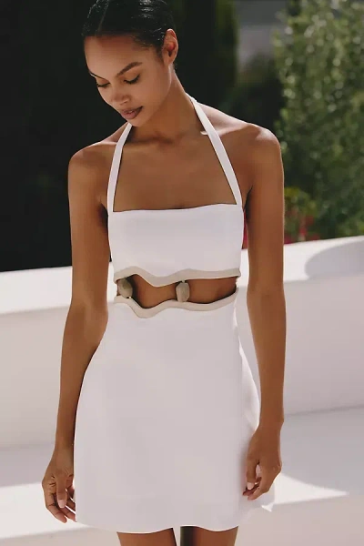 Azulu Kleio Mini Dress In White