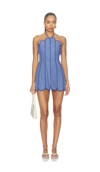 Azulu Lenny Dress In Blue