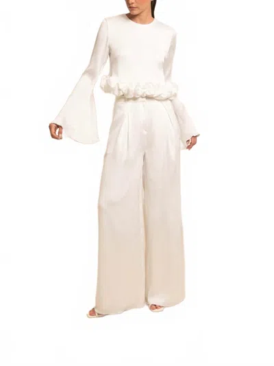 Azulu Minka Pant In Ivory In Multi