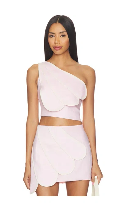 Azulu Sandy Top In Pink