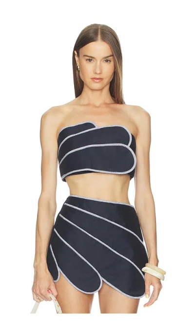 Azulu Sango Top In Navy