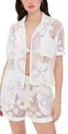 Azulu Sono Shirt Ivory In Ivory