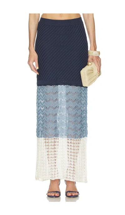 Azulu Topanga Skirt In Blue