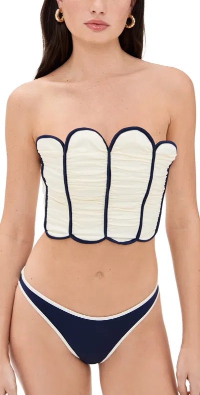 Azulu Tremezzo Top Ivory