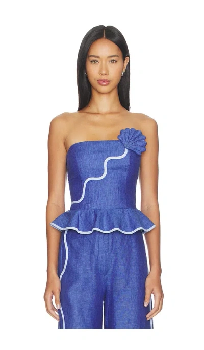 Azulu Vaiana Top In Blue