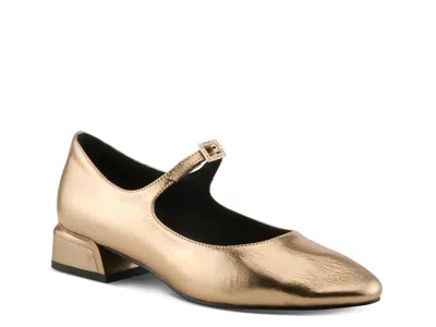 Azura Aluminate Mary Jane In Gold