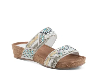 Azura Bahamian Wedge Sandal In Multi