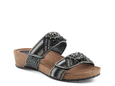 Azura Bahamian Wedge Sandal In Multi