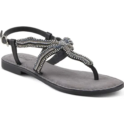 Azura By Spring Step Cartwheel Sandal In Black