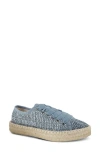 Azura By Spring Step Cheryll Espadrille Sneaker In Blue