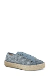 Azura By Spring Step Cheryll Espadrille Sneaker In Blue