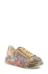 Azura By Spring Step Crystalushus Embellished Platform Sneaker In Multi