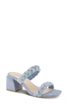 Azura By Spring Step Fabilous Rhinestone Sandal In Sky Blue