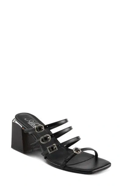 Azura By Spring Step Fancyful Slide Sandal In Black