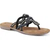 Azura By Spring Step Kaa Flip Flop In Black Multi