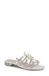 Azura By Spring Step Liron Slide Sandal In White