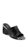 Azura By Spring Step Sculptor Slide Sandal In Black