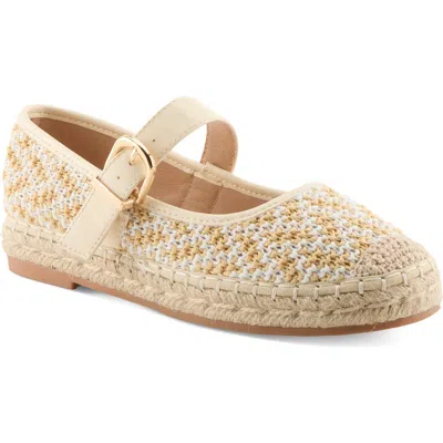 Azura By Spring Step Seaharbor Mary Jane Flat In Gold