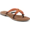 Azura By Spring Step Starry Flip Flop In Peach