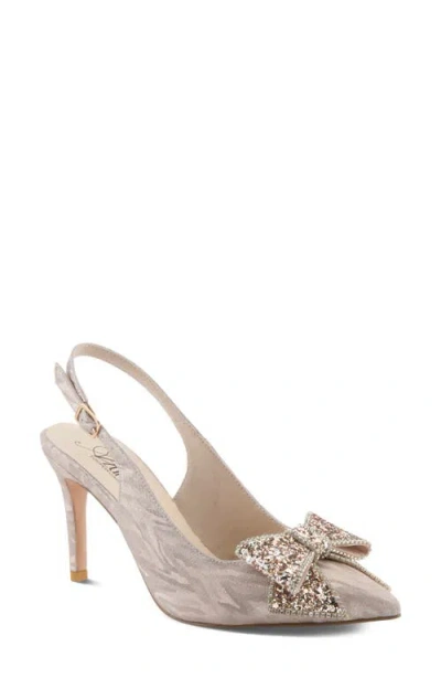Azura By Spring Step Tenkarot Slingback Pump In Gold