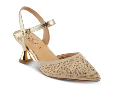 Azura Delicate Pump In Gold