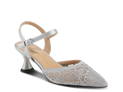 Azura Delicate Pump In Silver