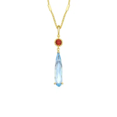 Azura Jewelry New York Women's Howl's Moving Castle Necklace Yellow Gold Vermeil