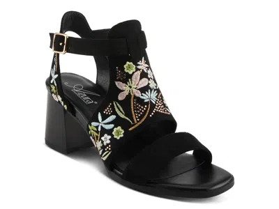 Azura Romantic Sandal In Black