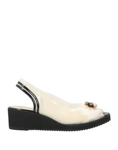 Azurée Cannes Woman Sandals Transparent Size 7 Plastic