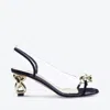 Azurée Cannes Women's Matra Heel Sandal In Noir In Black