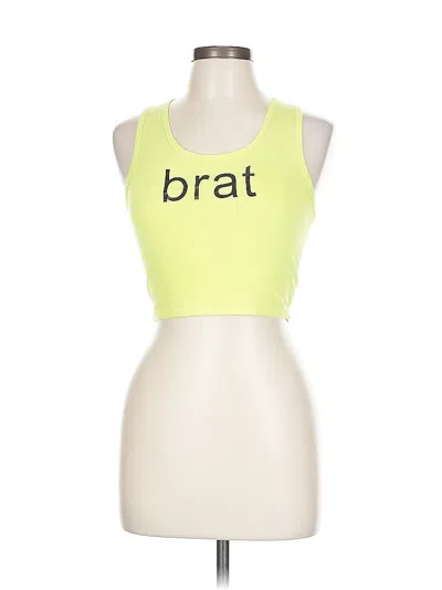 Pre-owned Azy Sports Bra In Yellow