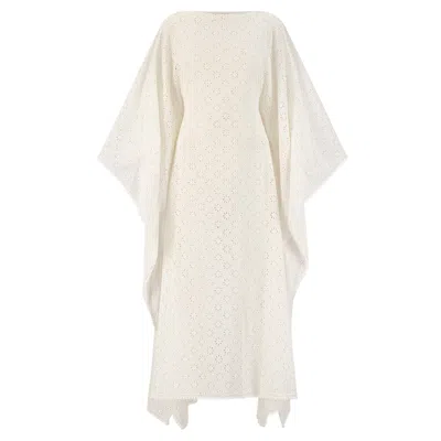 Azzalia Women's Fleuri Breezy Kaftan -floral White Eyelet